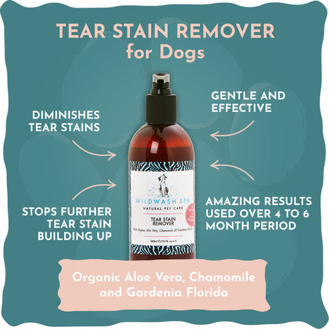 WildWash SPA Tear Stain Remover für Hunde - Tränenfleckenentferner 300ml