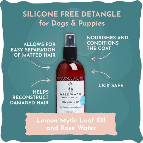 Pro Silikonfreier Detangler für Hunde und Welpen - 300ml