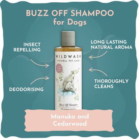 Pet Shampoo Buzz Off (Insektenabwehr) - 250ml
